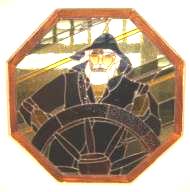 The Captain Stained Glass Window