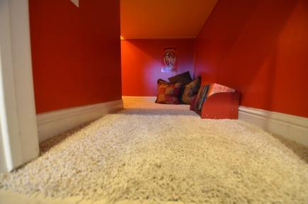 Harry Potter's Closet, where kids can read or play
